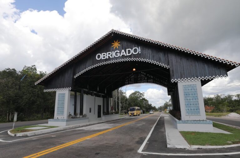 Mosqueiro ganha novo Pórtico com posto da Guarda e iluminação moderna