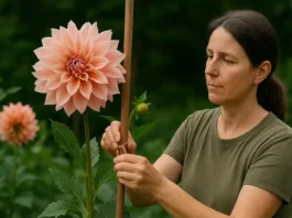 Dália gigante precisa de tutor? Como manter a flor ereta Dália gigante precisa de tutor Como manter a flor ereta