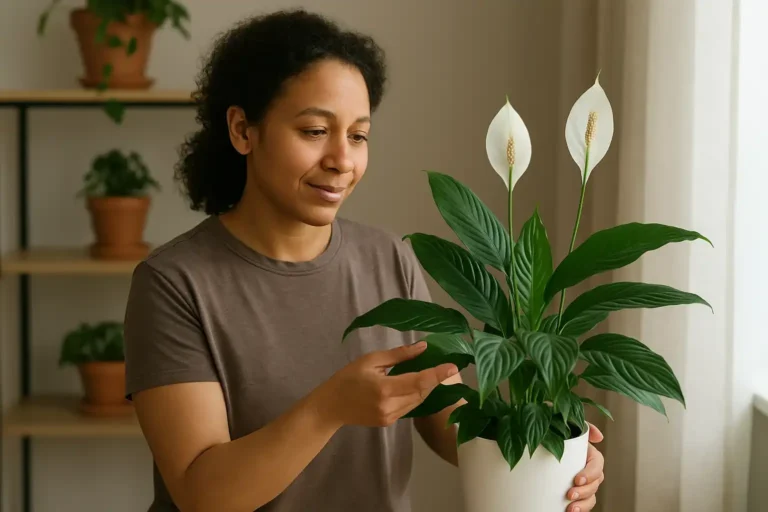 Lírio-da-paz no vaso 3 cuidados para flores brancas e folhas sempre verdes