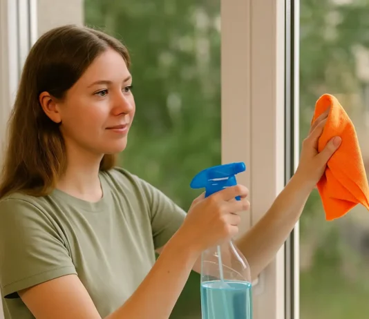 Mistura caseira para limpar vidro sem manchas Mistura caseira para limpar vidro sem manchas