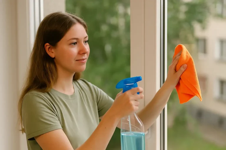 Mistura caseira para limpar vidro sem manchas