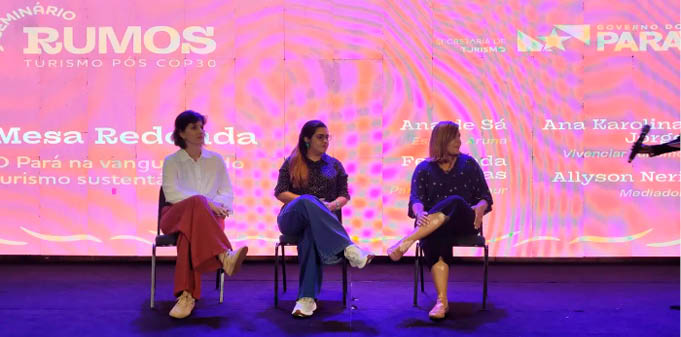 No painel - Desenvolvimento de experiências turísticas com identidade amazônica