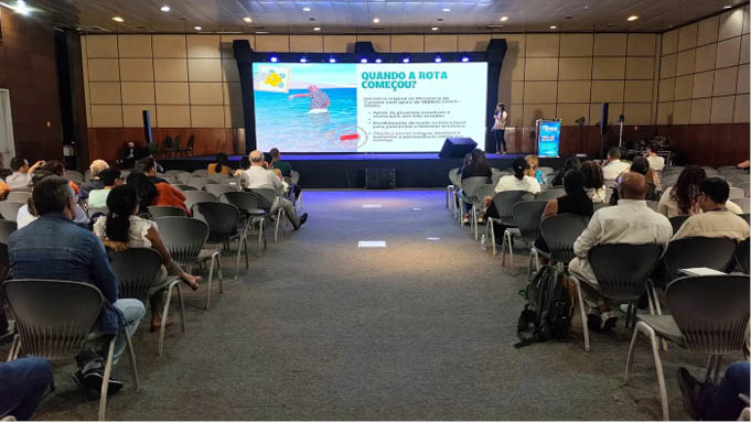 Solange Reis, ministrou a oficina Elaboração de Projetos Turísticos