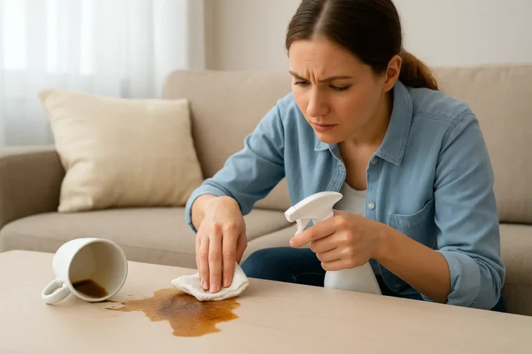 Tirar manchas de café do sofá 5 truques eficazes