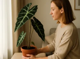 Erro de iluminação que está queimando folhas de sua alocasia sem você perceber Erro de iluminação que está queimando folhas de sua alocasia sem você perceber