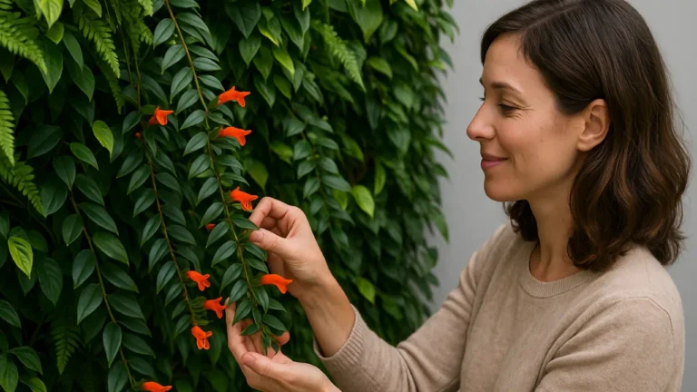 5 formas criativas de usar columéia-peixinho em paredes vivas