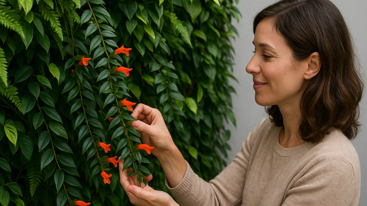 5 formas criativas de usar columéia-peixinho em paredes vivas