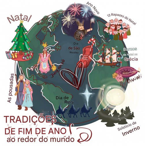 Tradições de feriados festivos são repletos de rituais felizes