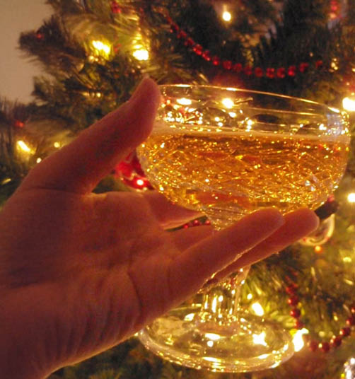 Um brinde festivo pode ter um significado especial