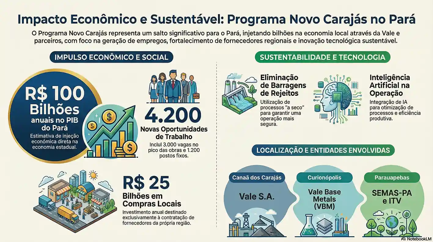 Vale S.A. aposta US$ 3,5 bi para fazer de Carajás polo do cobre