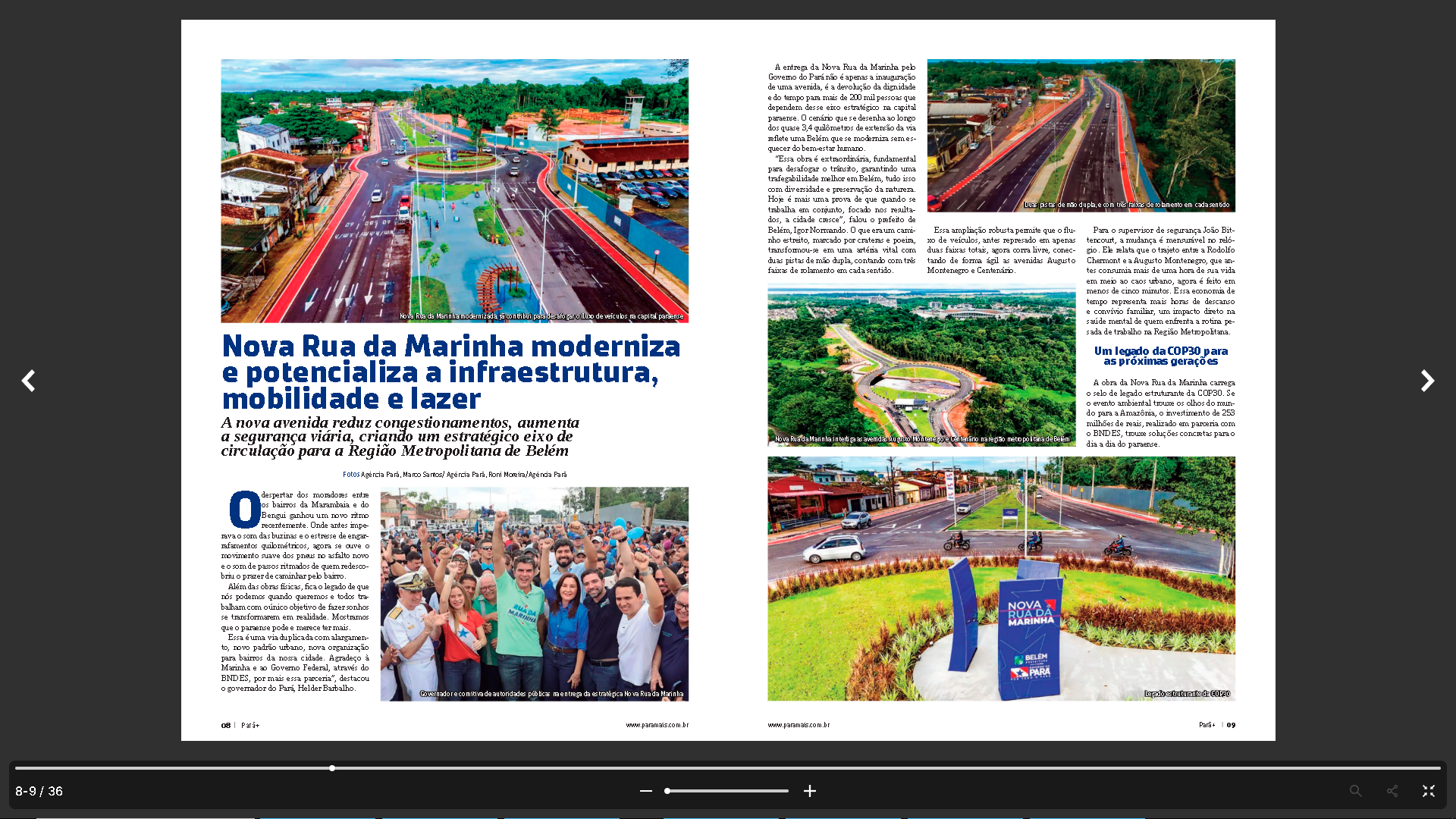 Nova Rua da Marinha moderniza e potencializa a infraestrutura, mobilidade e lazer