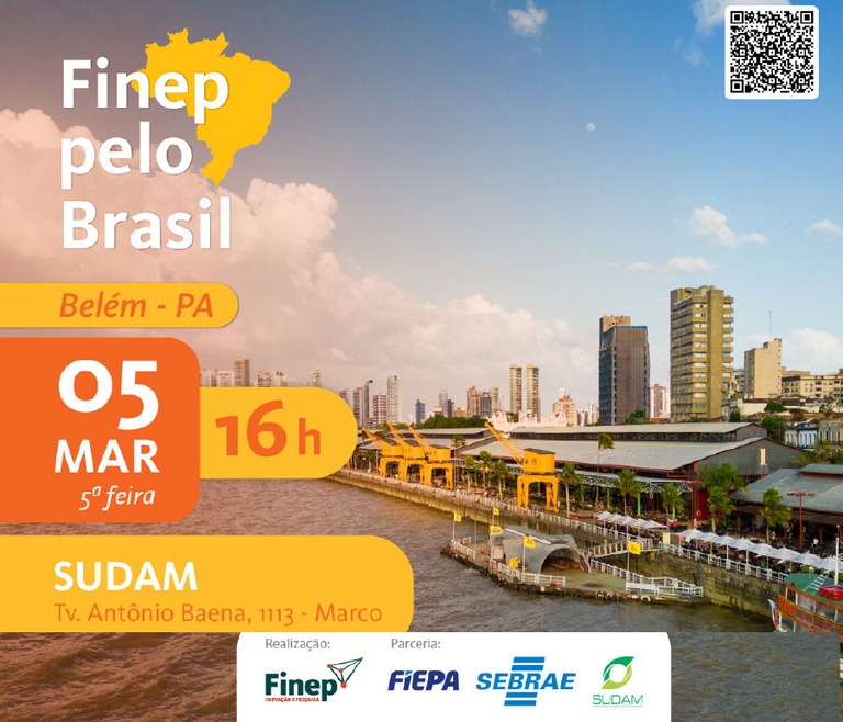 Finep desembarca em Belém com R$ 3,3 bilhões para impulsionar inovação no Pará