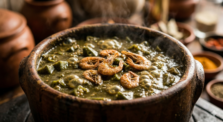 O segredo para o caruru de quiabo perfeito que nunca fica babento