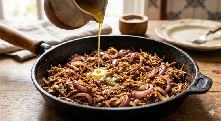 Carne de sol com manteiga de garrafa para lamber os dedos