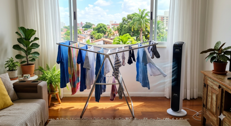 Como secar roupa rápido no inverno amazônico com truques caseiros