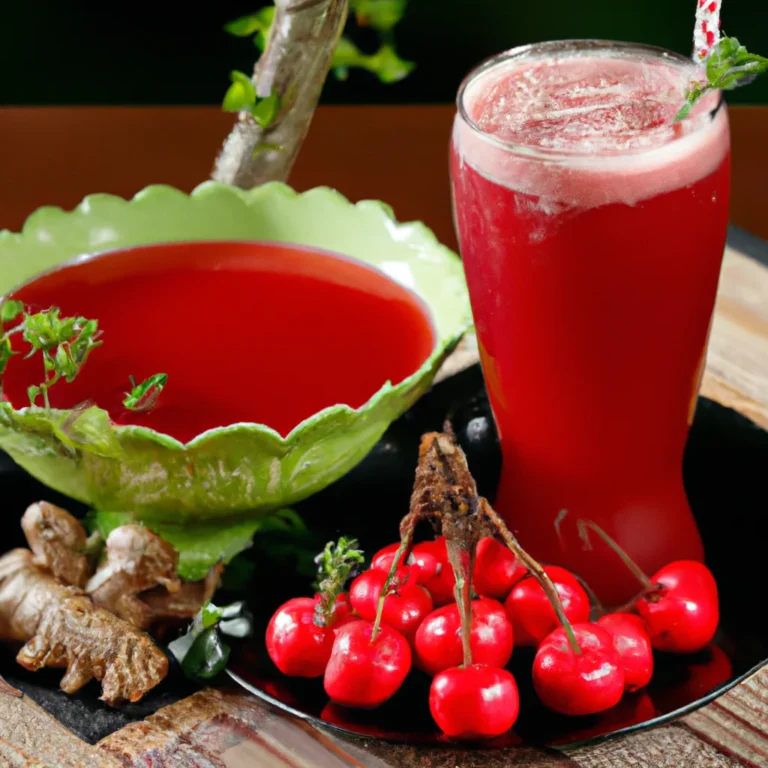 Suco de acerola com gengibre: a bomba de vitamina C do Norte