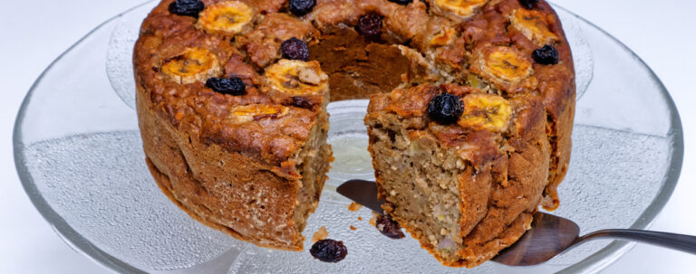 Bolo de banana sem farinha de trigo: receita fit que nao tem erro
