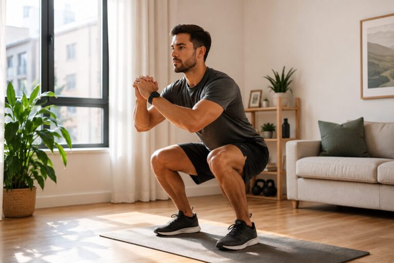 Exercício em casa sem equipamento: 5 movimentos para começar hoje