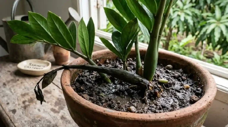 Zamioculca com caule mole é sinal de alerta e pode matar sua planta