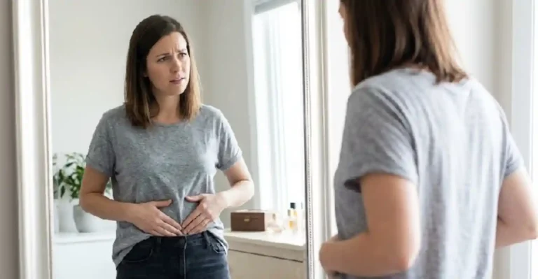 5 causas reais da barriga inchada que não são gordura