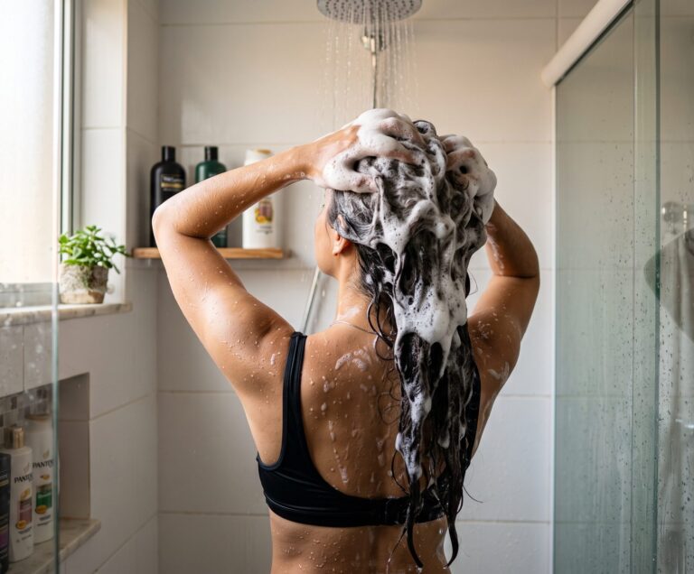 Receita de shampoo detox caseiro para tirar resíduo do cabelo