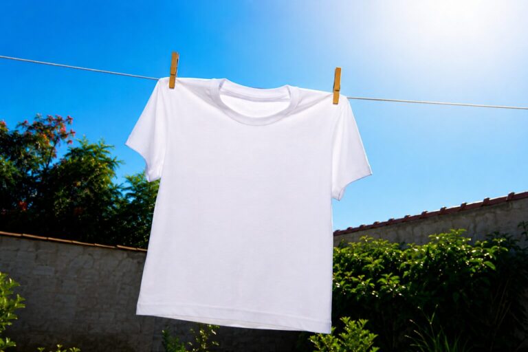 Roupas brancas amareladas: como clarear sem usar cloro