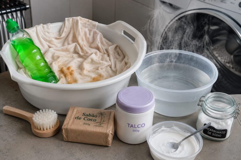 Como tirar mancha de gordura de roupa já lavada e seca