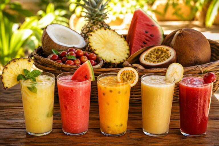 5 sucos refrescantes para aproveitar o verão com muito sabor