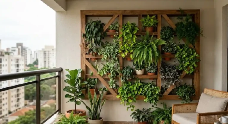Como montar um lindo jardim vertical no apartamento gastando pouco
