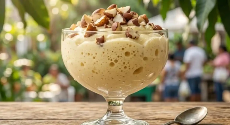 Mousse de cupuaçu gelado derrete na boca e alivia o calor