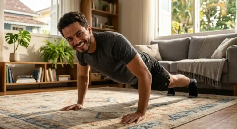 Treino em casa sem peso transforma o corpo em poucas semanas