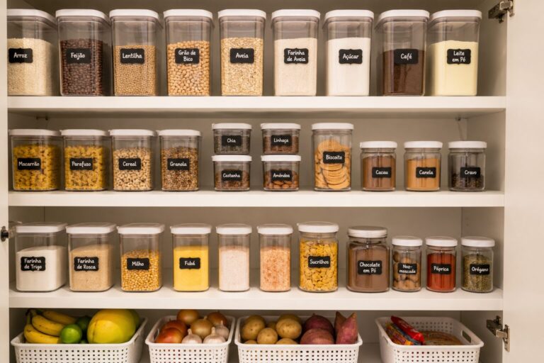 Como organizar a despensa e evitar desperdício de alimentos