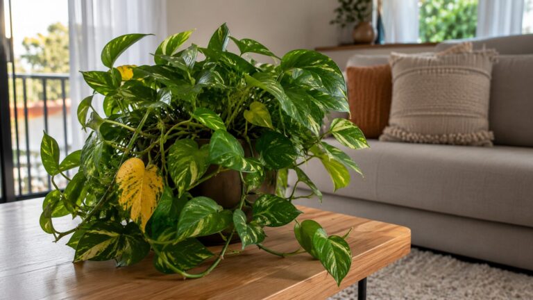 Jiboia com folhas amareladas? Descubra os 7 erros mais comuns e como recuperar a planta