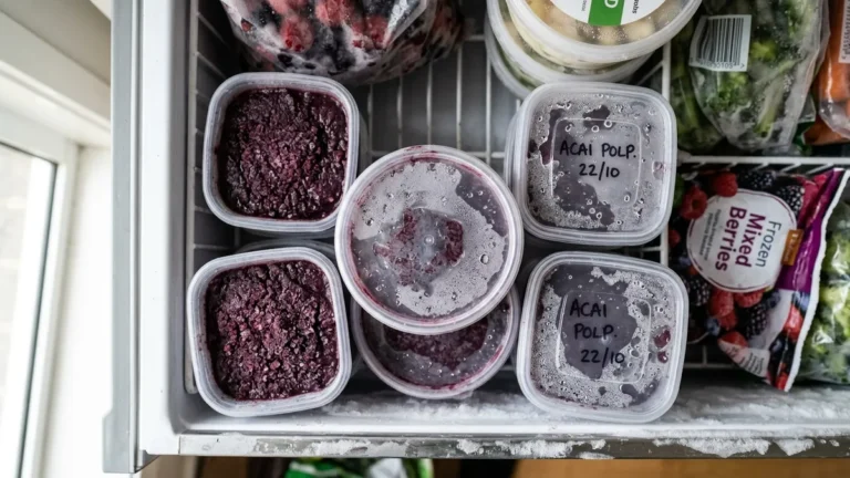 Como conservar açaí batido em casa sem perder cor nem sabor