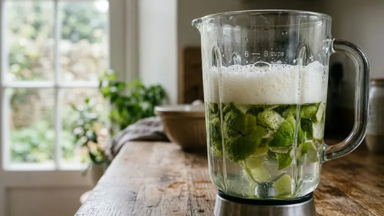 Liquidificador com cheiro de alho sai fácil usando casca de limão