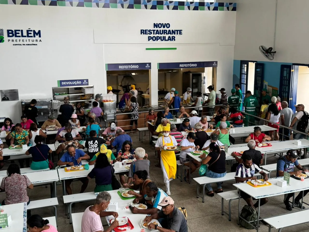 Restaurante Popular de Belém serve 62 mil refeições em três meses