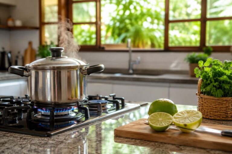 Cheiro de fritura na cozinha: soluções rápidas e econômicas
