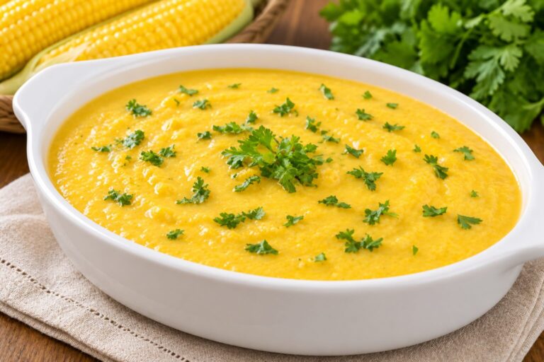 Creme de milho caseiro: acompanhamento cremoso para o almoço