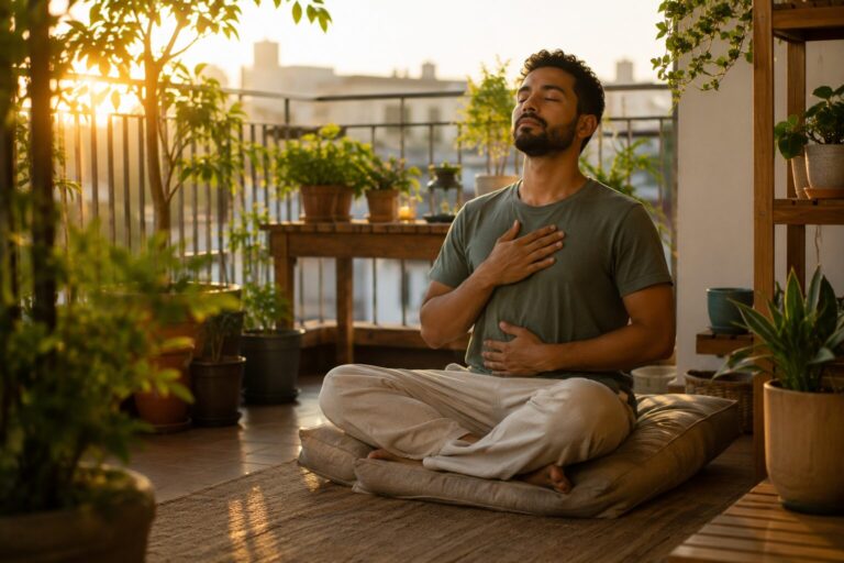 Respiração profunda: exercício simples para aliviar o estresse do dia