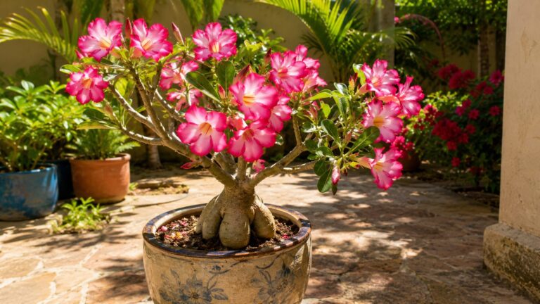 Rosa do deserto: 8 dicas para ela florir o ano todo