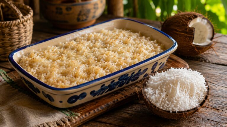 Cocada paraense cremosa: doçura que derrete na boca