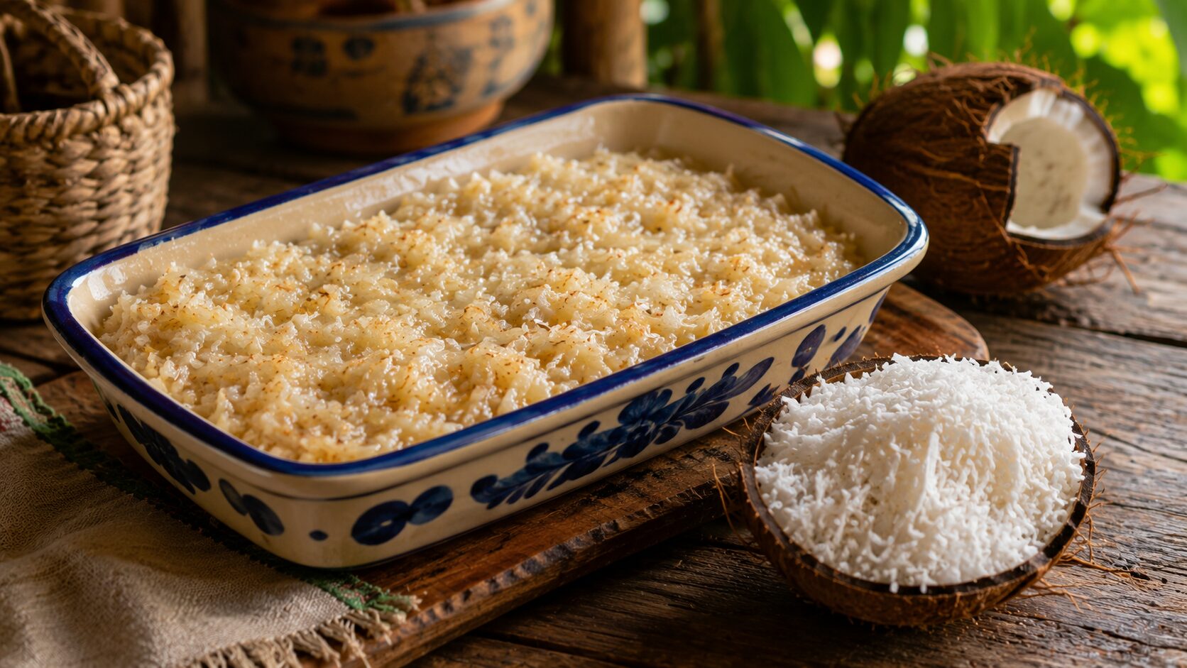 Cocada paraense cremosa: doçura que derrete na boca Cocada paraense cremosa: doçura que derrete na boca