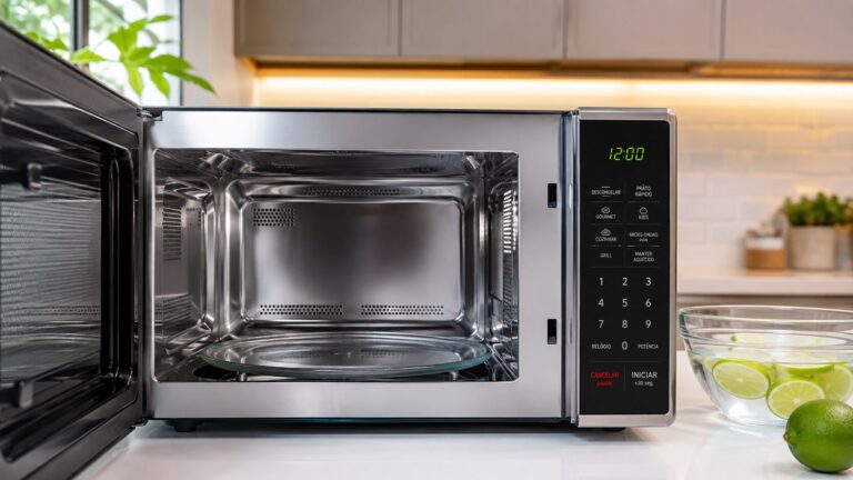 Micro ondas sujo? O truque do limão limpa em poucos minutos sem esforço