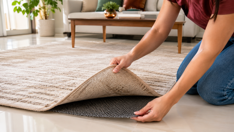 Tapete escorregando pela casa? 5 soluções simples para deixá-lo mais firme
