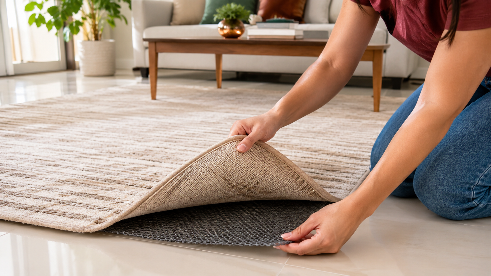 Tapete escorregando pela casa? 5 soluções simples para deixá-lo mais firme Tapete escorregando pela casa? 5 soluções simples para deixá-lo mais firme