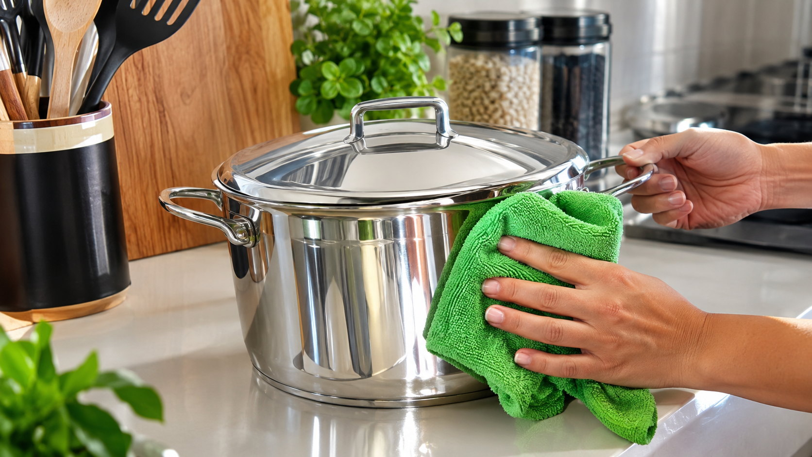 Panela de inox manchada: o jeito certo de recuperar o brilho sem riscar Panela de inox manchada: o jeito certo de recuperar o brilho sem riscar