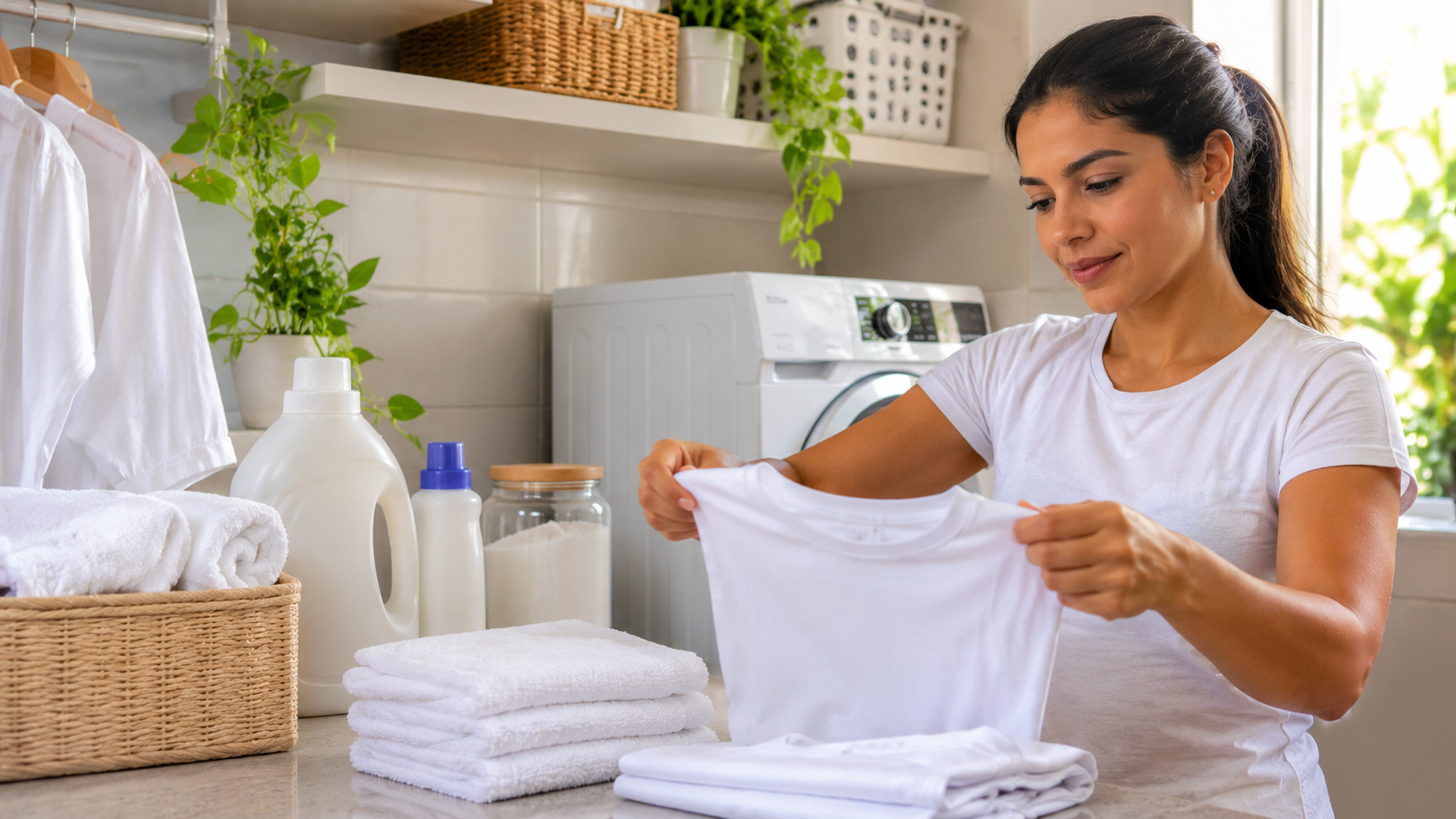 Roupas brancas amareladas: 5 cuidados para recuperar a aparência sem estragar o tecido Roupas brancas amareladas: 5 cuidados para recuperar a aparência sem estragar o tecido