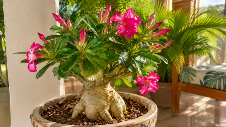 Rosa-do-deserto sem flores: 5 mudanças simples para estimular a floração