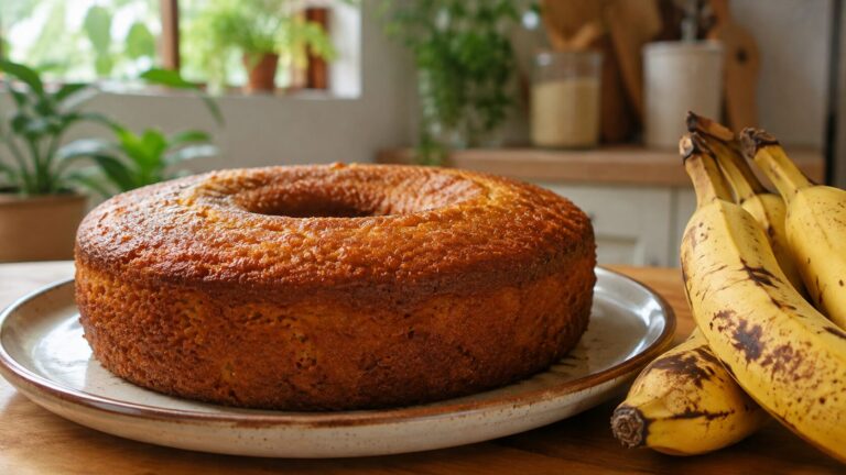 Bolo de banana sem farinha: receita fácil que conquistou as redes sociais