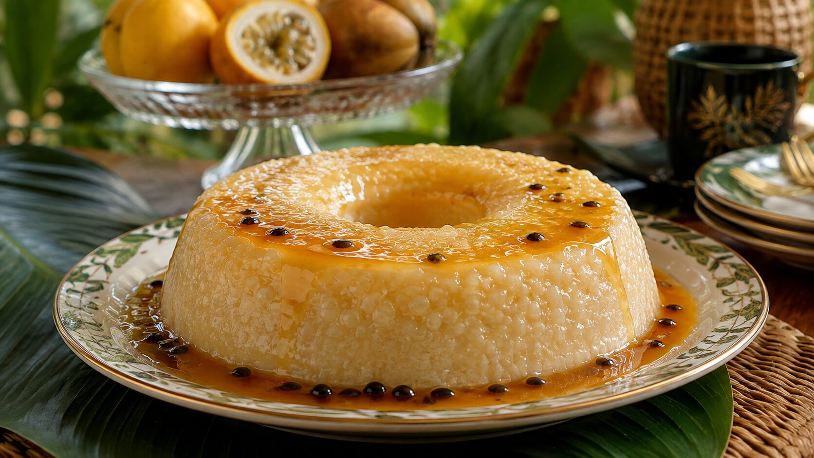 Pudim de tapioca granulada: sobremesa cremosa que está conquistando o Brasil Pudim de tapioca granulada: sobremesa cremosa que está conquistando o Brasil